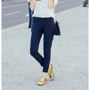 COS • Straight Leg Trouser Pants in Navy Blue